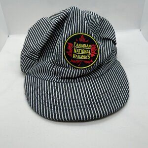 CANADIAN NATIONAL RAILWAYS Conductor /Engineer Striped Snapback Hat